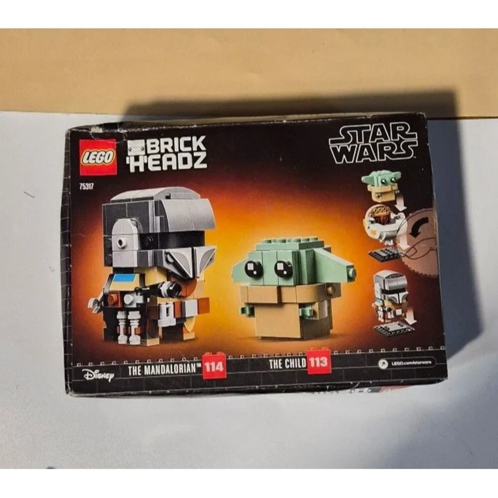 LEGO BrickHeadz Star Wars Mandalorian & The Child 75317 New Sealed Box